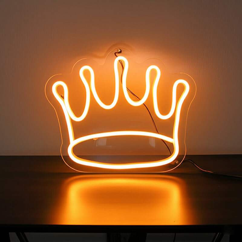 Edle Krone (32x26cm) USB - loveledlights - LED-Schild - 