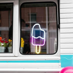 Eis am Stiel (30x15cm) USB - loveledlights - LED-Schild - 