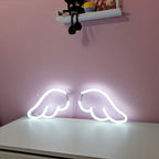 Engelsflügel (50x17cm) USB - loveledlights - LED-Schild - 