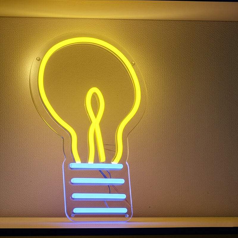 Glühbirne (30x15cm) USB - loveledlights - LED-Schild - 