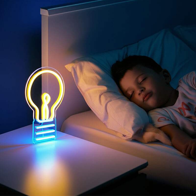 Glühbirne (30x15cm) USB - loveledlights - LED-Schild - 