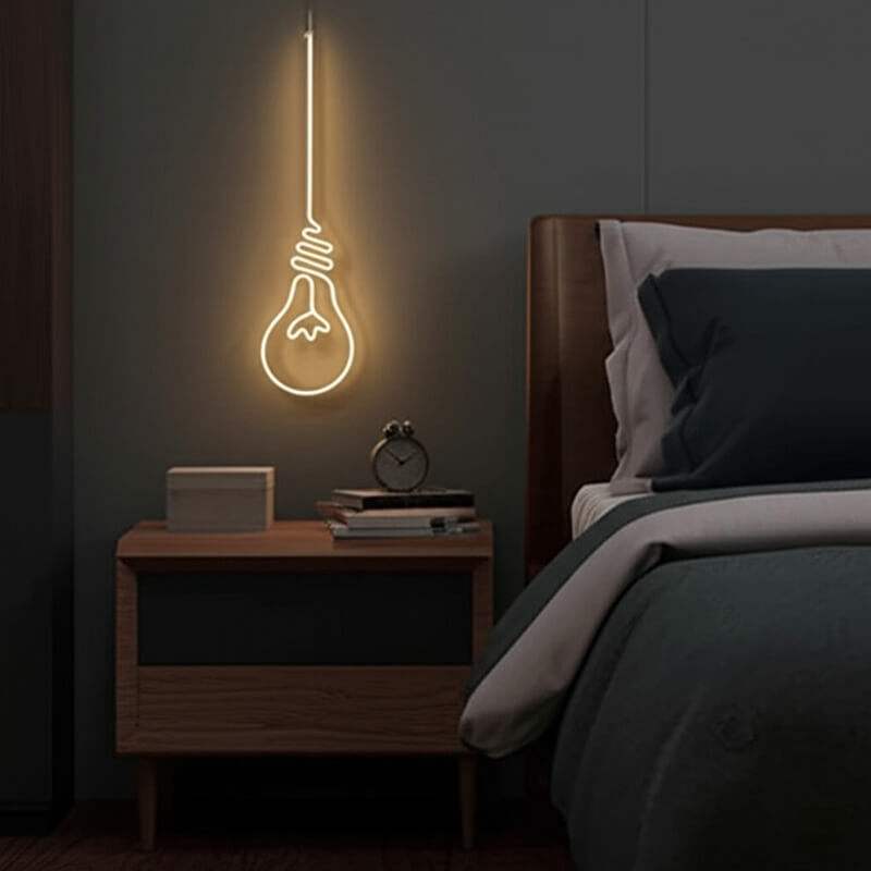 Glühbirne Hängend (70x23cm) USB - loveledlights - LED-Schild - 
