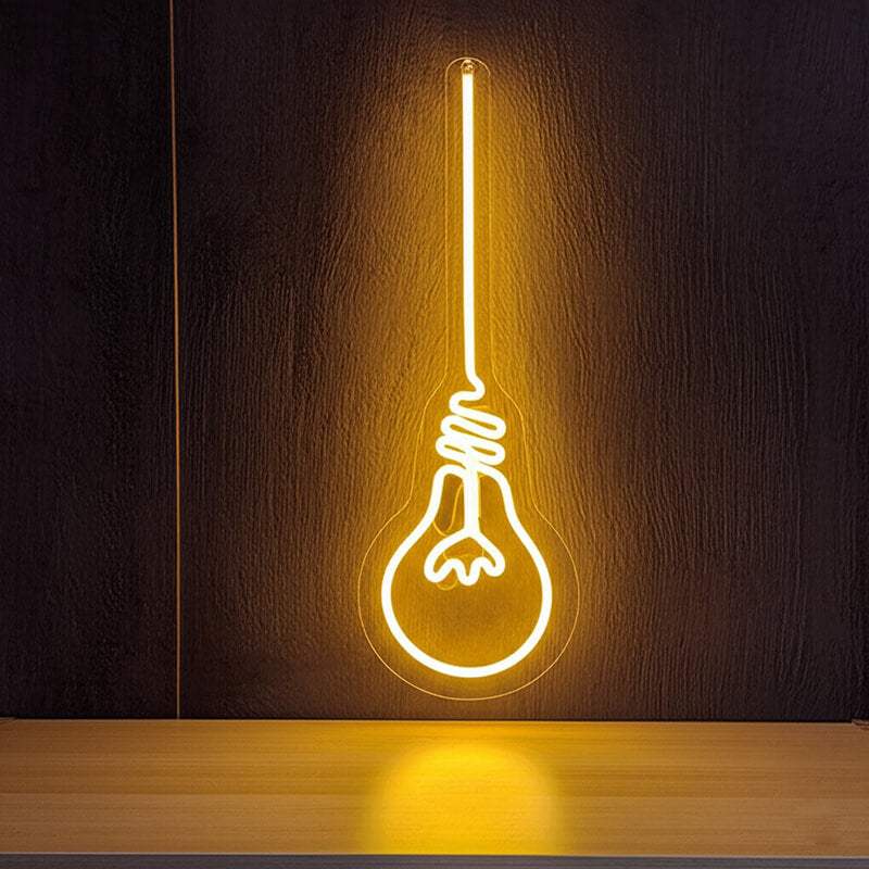 Glühbirne Neon LED Schild USB – Schlafzimmer Stimmungs Beleuchtung