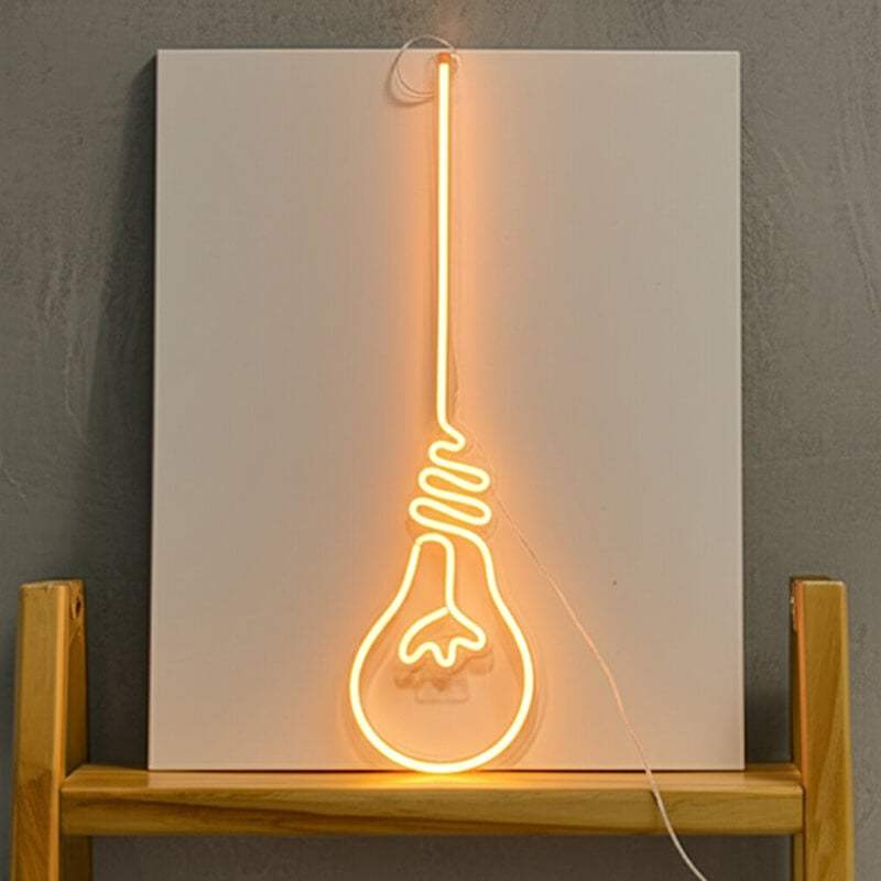 Glühbirne Hängend (70x23cm) USB - loveledlights - LED-Schild - 