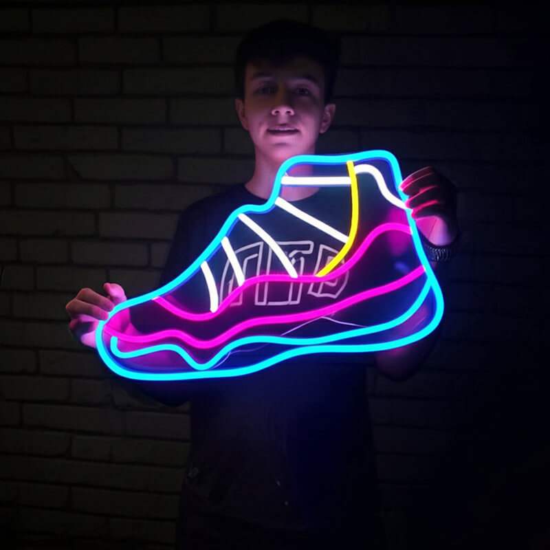 Neon Sneaker (40x30cm) USB - loveledlights - LED-Schild - 