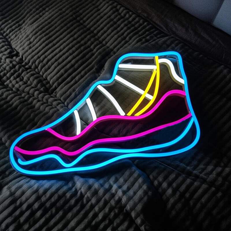 Neon Sneaker (40x30cm) USB - loveledlights - LED-Schild - 