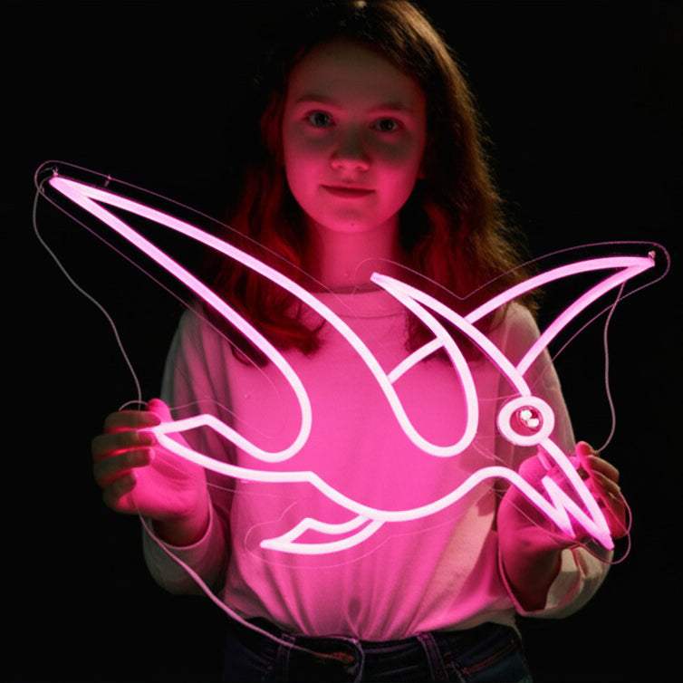 Pterodactyl Dino (36x24cm) USB - loveledlights - LED-Schild - 