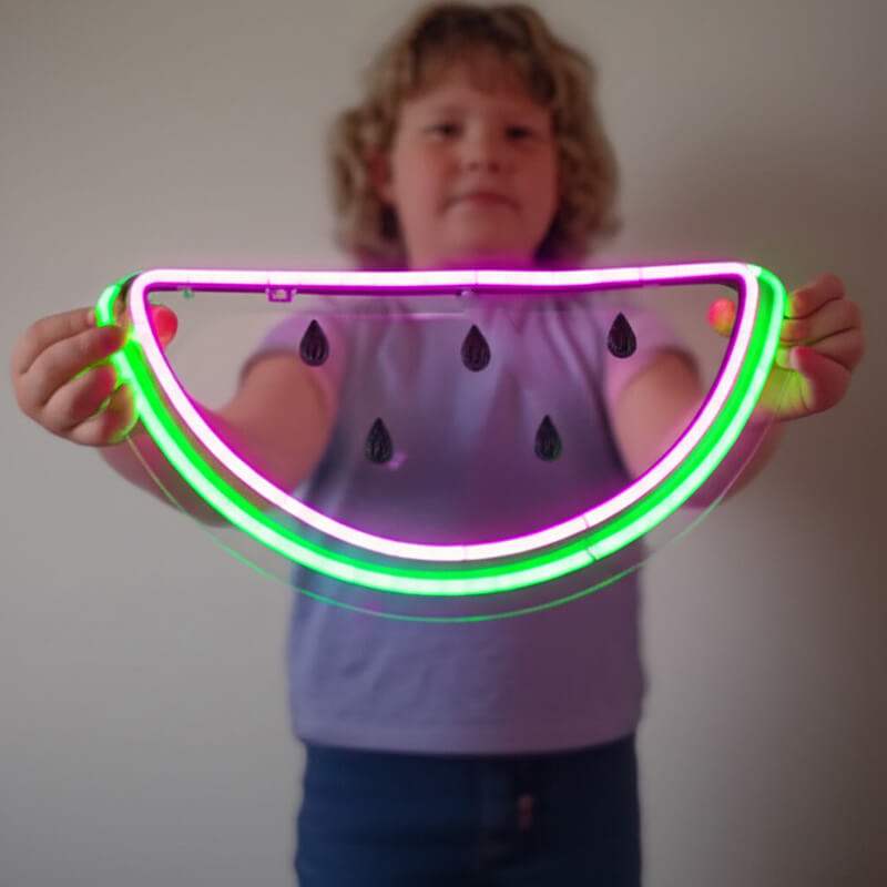 Wassermelone (35x20cm) USB - loveledlights - LED-Schild - melone