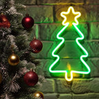 Weihnachtsbaum (35x22cm) USB - loveledlights - LED-Schild - 