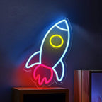 Kleine Rakete (40x25cm) USB - loveledlights - LED-Schild - 