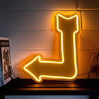 Richtungspfeil (45x45cm) USB - loveledlights - LED-Schild - 