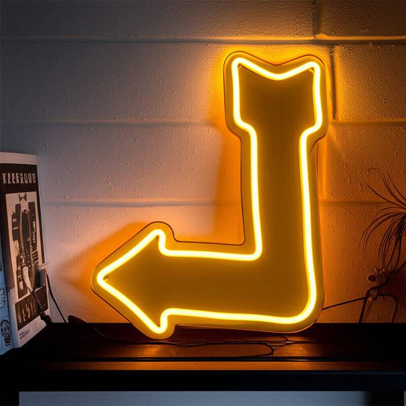 Richtungspfeil (45x45cm) USB - loveledlights - LED-Schild - 