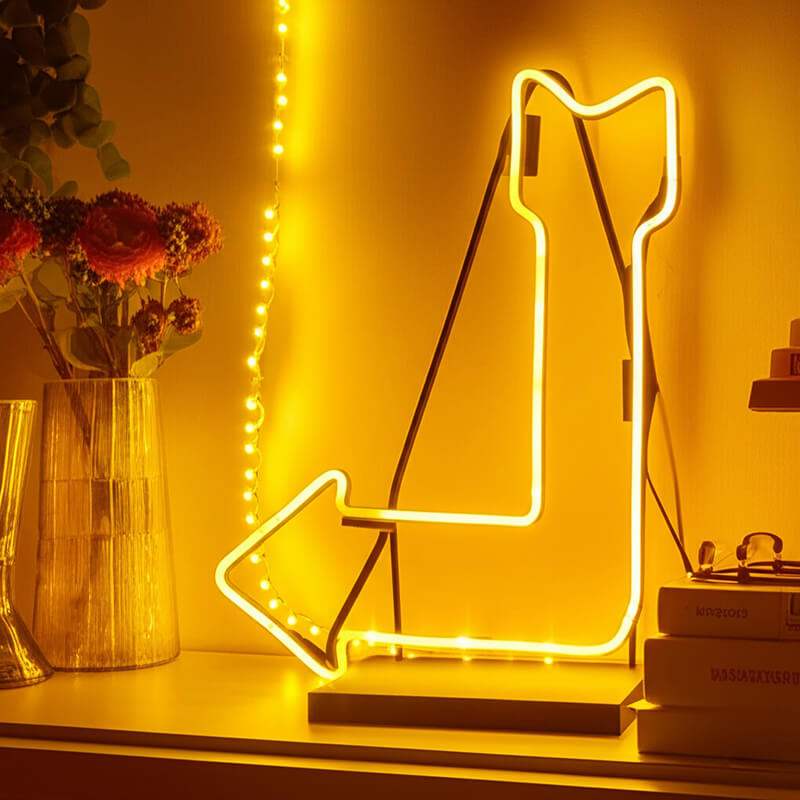 Richtungspfeil (45x45cm) USB - loveledlights - LED-Schild - 
