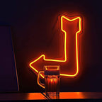 Richtungspfeil (45x45cm) USB - loveledlights - LED-Schild - 