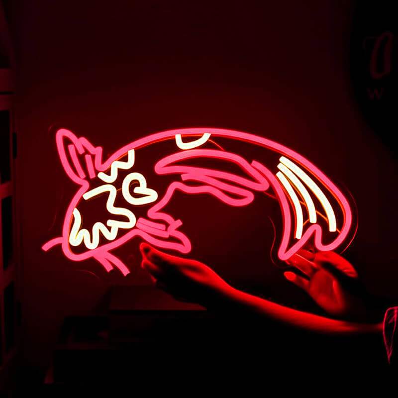Koi-Fisch (40x26cm) USB - loveledlights - - karpfen