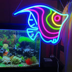 Ozean Fisch (35x34cm) USB - loveledlights - - 