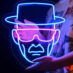 Walter Vibes (40cm) USB - loveledlights - LED-Schild - breaking bad,heisenberg,walter white