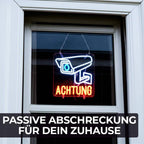 Videoüberwachung (35x35cm) USB - loveledlights - - achtung,sicherheitsschild,sicherheitsüberwachung,video,videokamera,warnschild
