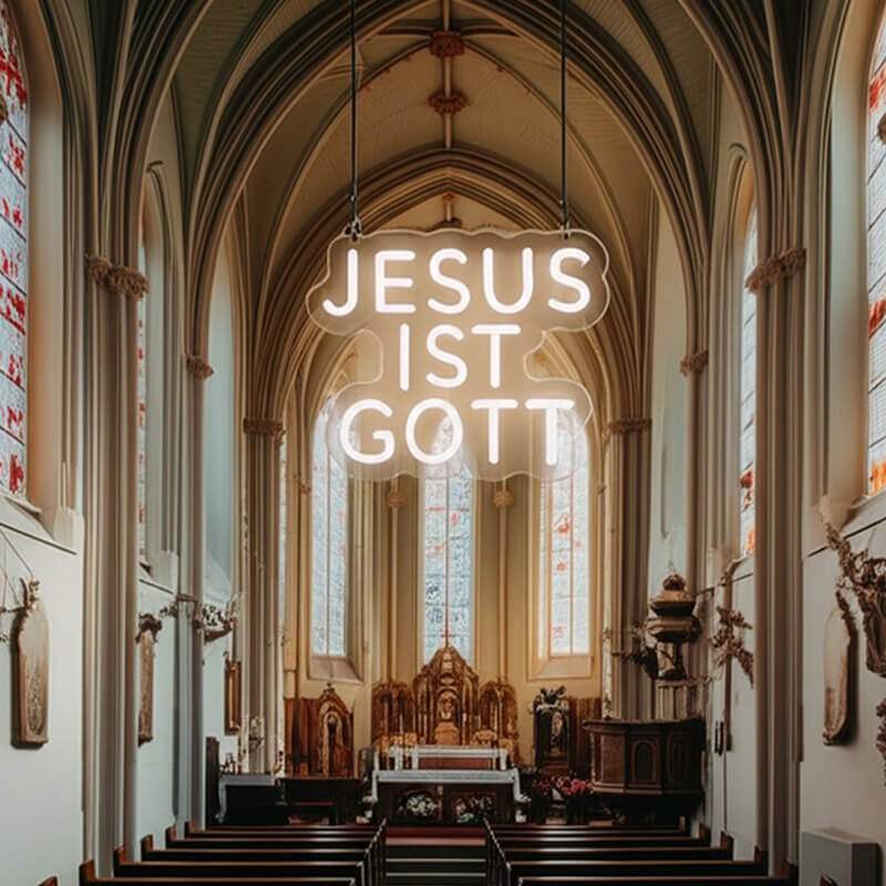"JESUS IST GOTT" (40x30cm) USB