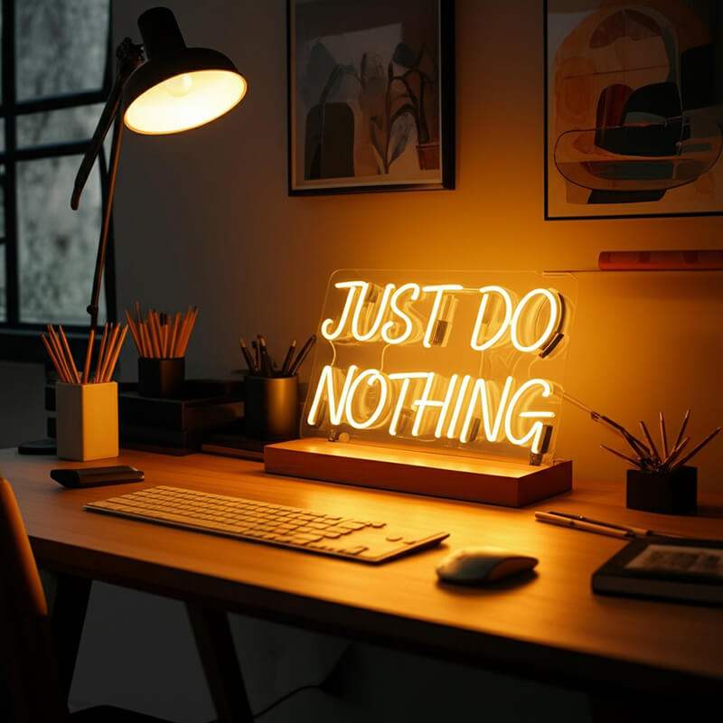 "JUST DO NOTHING" (50x30cm) USB