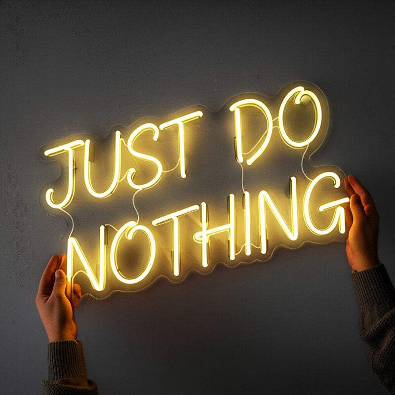 "JUST DO NOTHING" (50x30cm) USB
