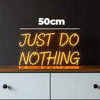 "JUST DO NOTHING" (50x30cm) USB