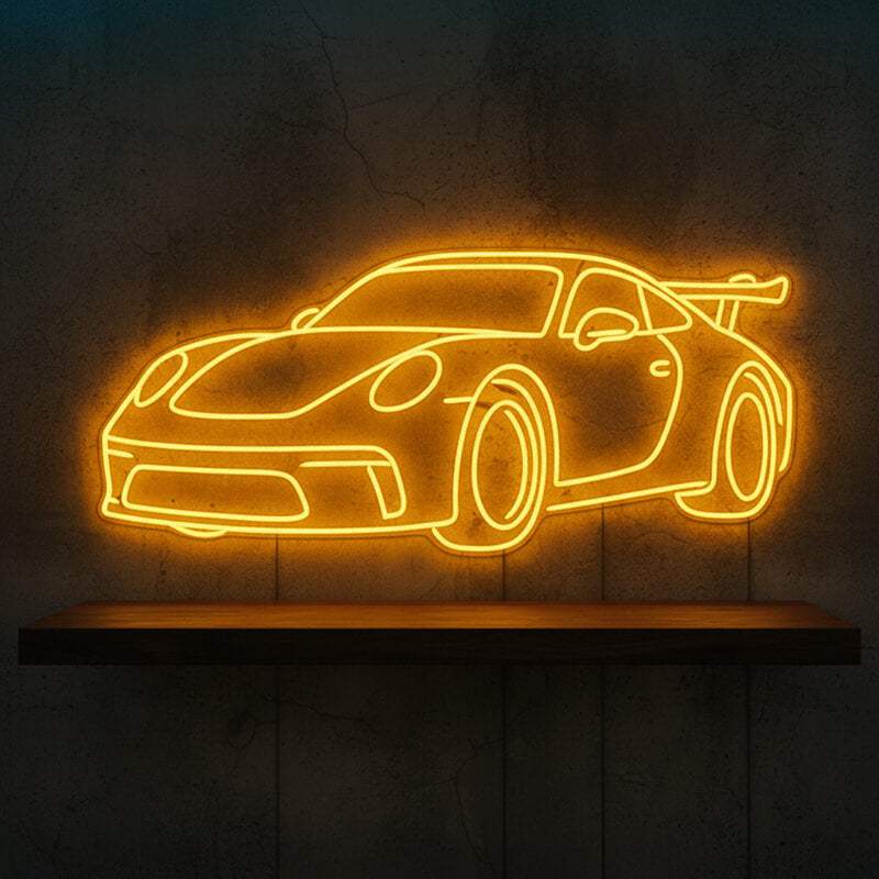 Sportwagen (XL 70x42cm) - loveledlights - - auto,porsche,rennwagen