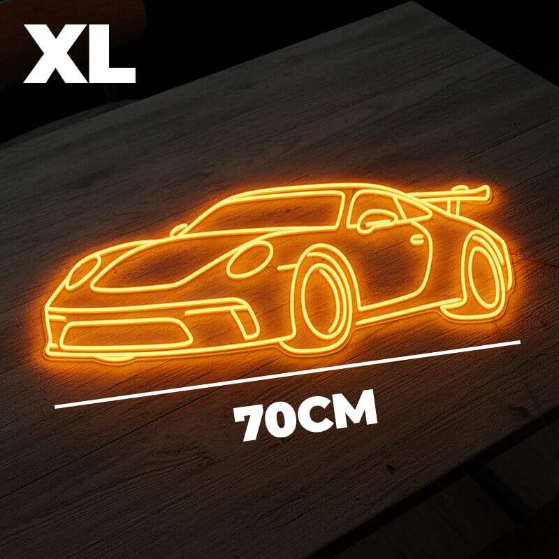 Sportwagen (XL 70x42cm) - loveledlights - - auto,porsche,rennwagen