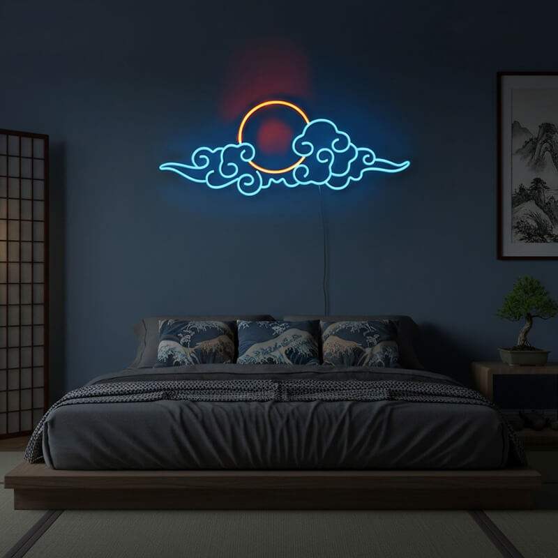 Anime Wolke - Japan Design (USB) - loveledlights - - asia,asiatisch,asien,china,chinesisch,deko,dekoration,japanisch,sonne,wolke,wolken