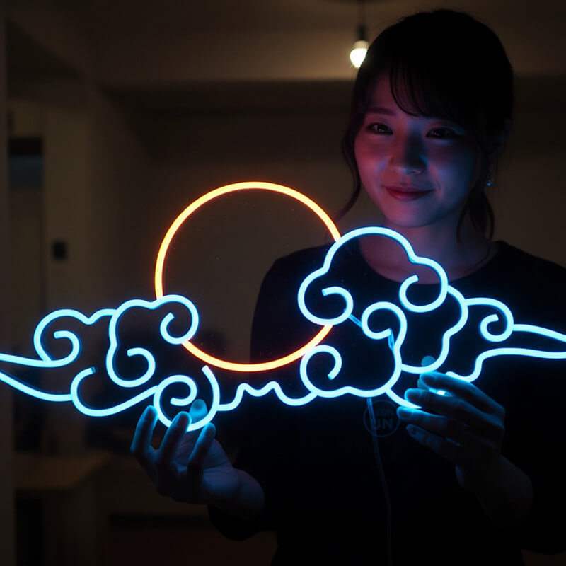 Anime Wolke - Japan Design (USB) - loveledlights - - asia,asiatisch,asien,china,chinesisch,deko,dekoration,japanisch,sonne,wolke,wolken