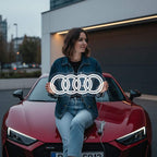 Auto Garagendekor (USB) - loveledlights - - audi,logo,ringe