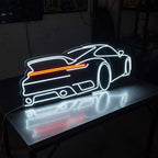 P-Sportwagen (60x42cm) - loveledlights - - porsche,sportwagen