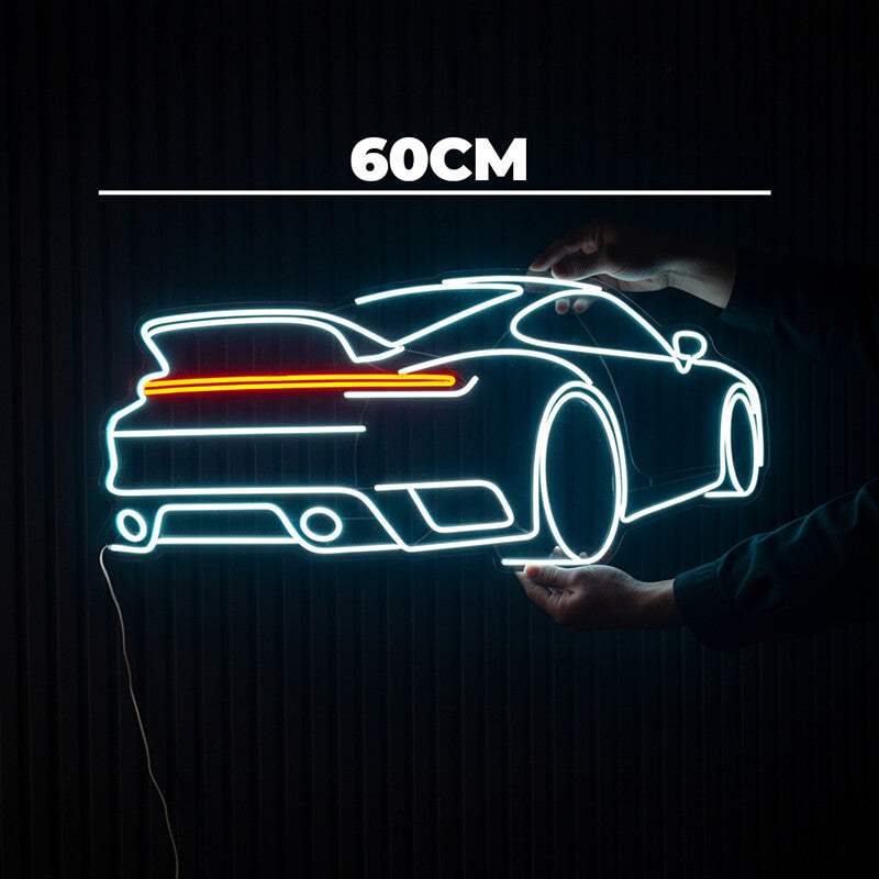 P-Sportwagen (60x42cm) - loveledlights - - porsche,sportwagen