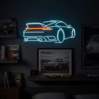 P-Sportwagen (60x42cm) - loveledlights - - porsche,sportwagen