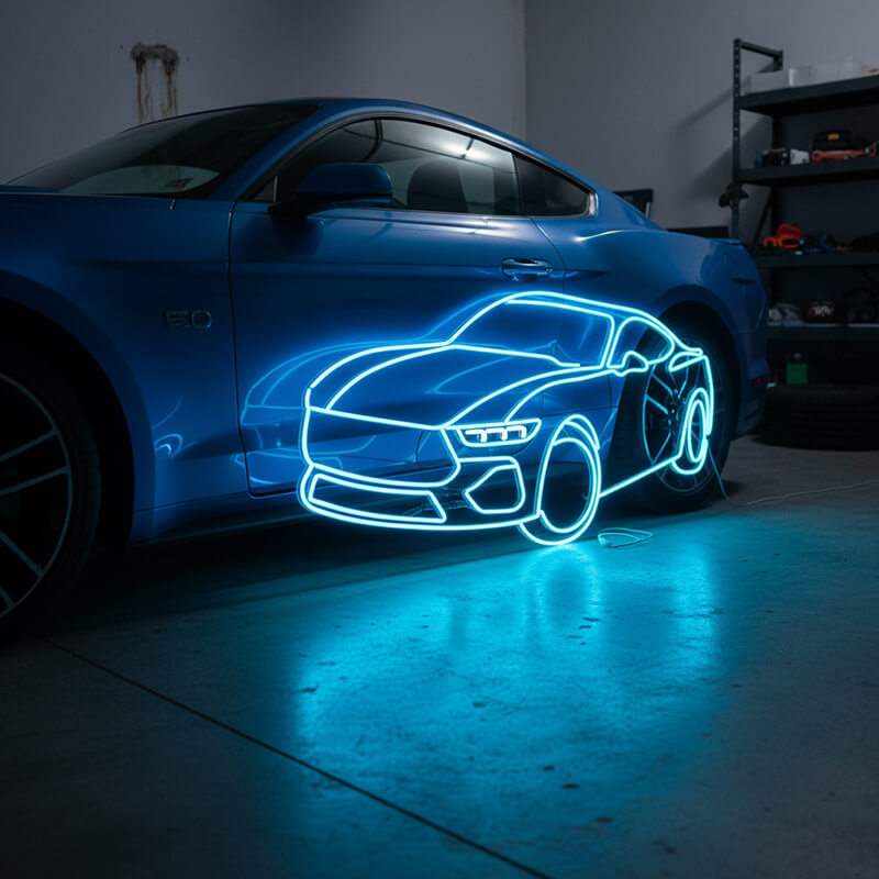 F-GT Sportauto (60cm) - loveledlights - - auto,ford,mustang,rennwagen,sportwagen,wagen