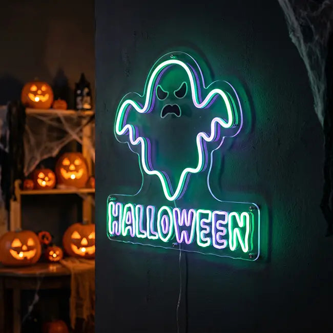 Halloween Neon LED Schilder