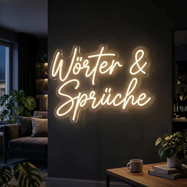 Sprüche & Liebe Neon LED Schilder