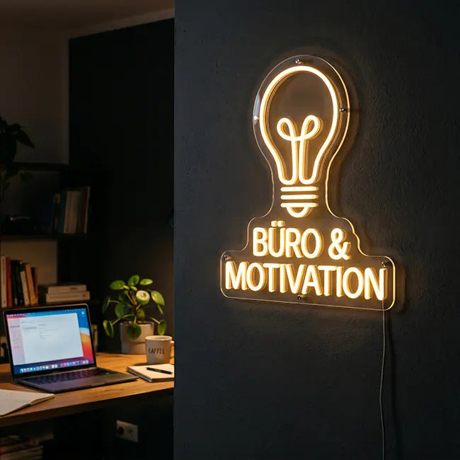Büro & Motivation Neon LED Schilder