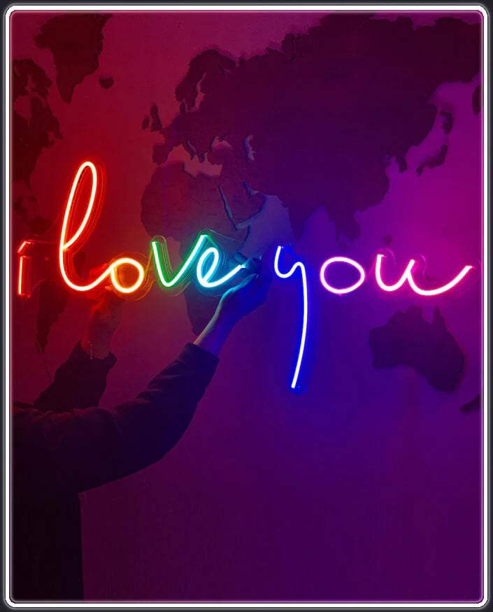 "I Love You" (60x27cm) USB