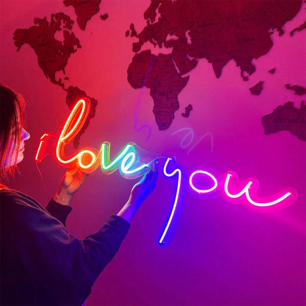 "I Love You" (60x27cm) USB