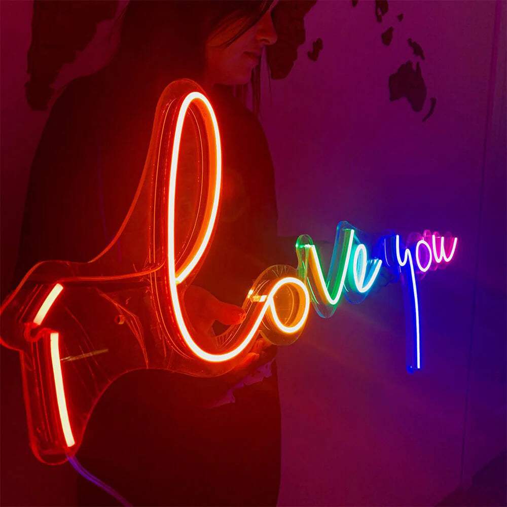 "I Love You" (60x27cm) USB