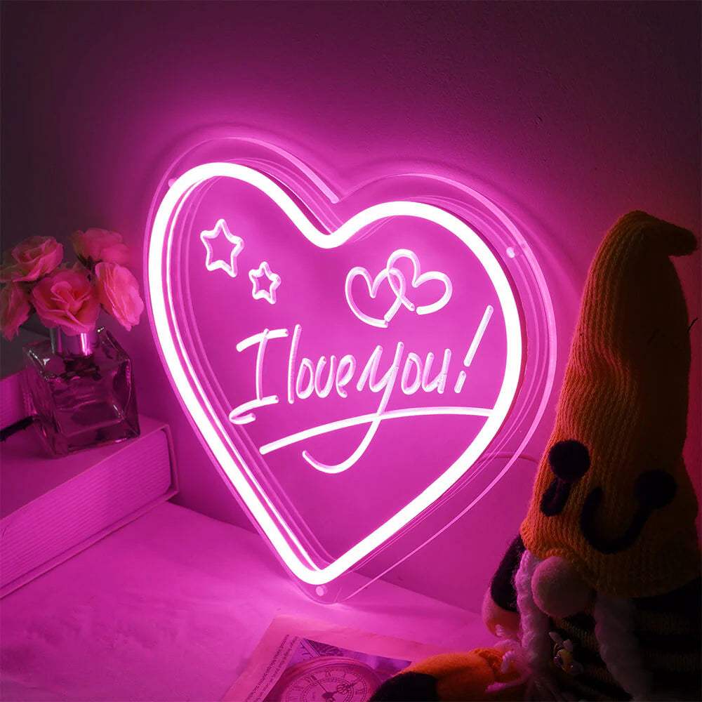 "I love you" Herz (25x22cm) USB