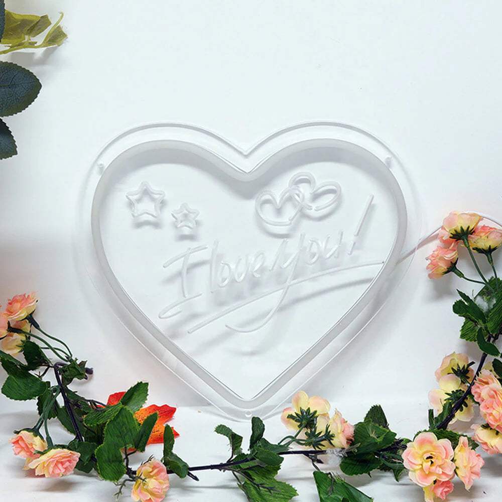 "I love you" Herz (25x22cm) USB