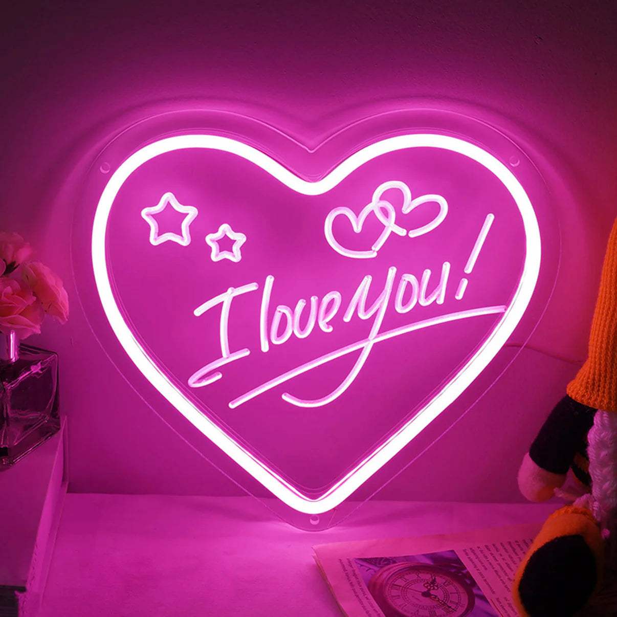 "I love you" Herz (25x22cm) USB