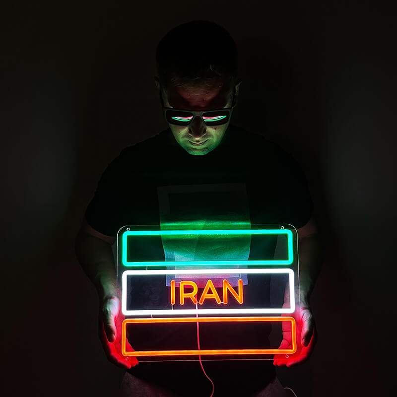 IRAN - Flagge (29x40cm) USB
