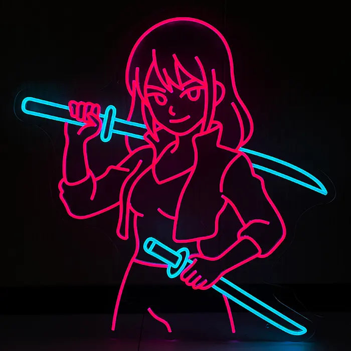 Miaukuza LED Schilder Set – Japan Anime Girls Leuchtschilder | Wanddeko