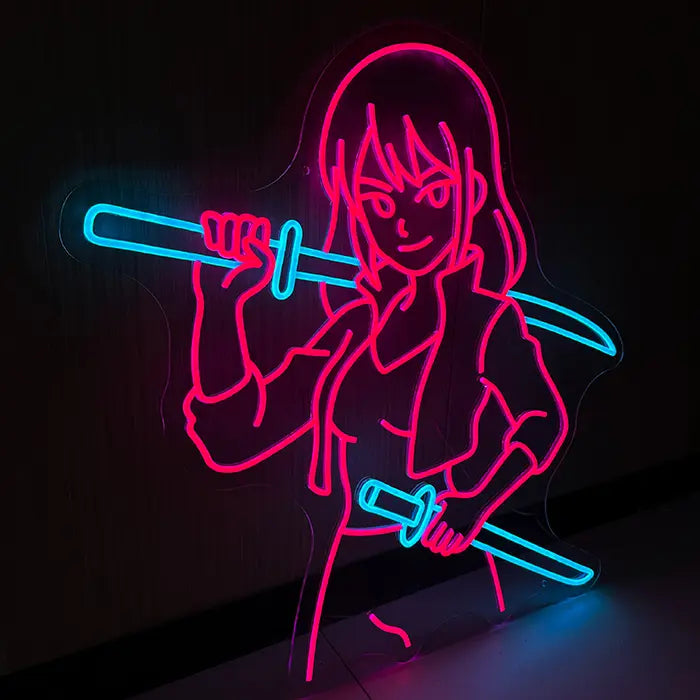 Miaukuza LED Schilder Set – Japan Anime Girls Leuchtschilder | Wanddeko