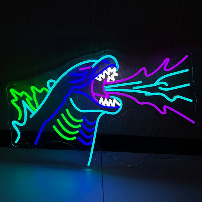 Godzilla Set Neon LED Schild – 7 Motive, dimmbar | Japan Anime Deko