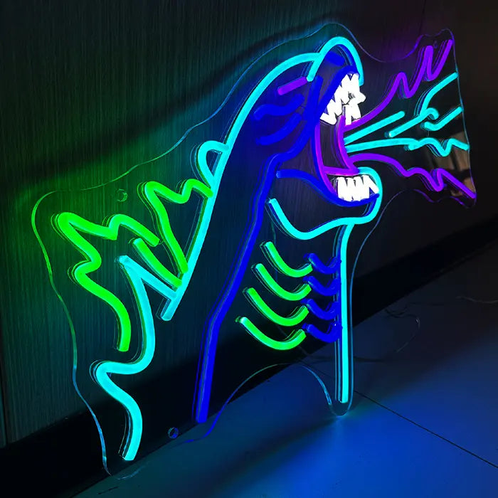 Godzilla Set Neon LED Schild – 7 Motive, dimmbar | Japan Anime Deko