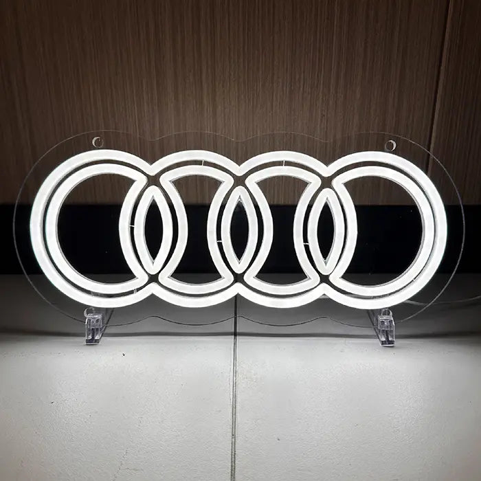 Auto Garagendekor Neon LED Schild, auf 6 mm Acrylglas, Neonschlauch in Handarbeit verlegt